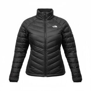 Women’s Northface Packable Down Jacket Size Medium Black *Small Inside Tear